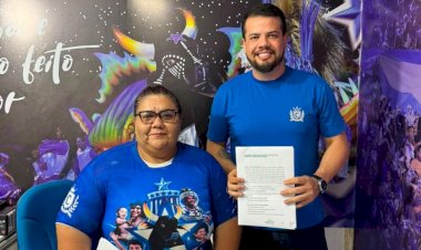 Diego Mascarenhas e Edwan Oliveira oficializam candidatura à presidência do Boi Caprichoso