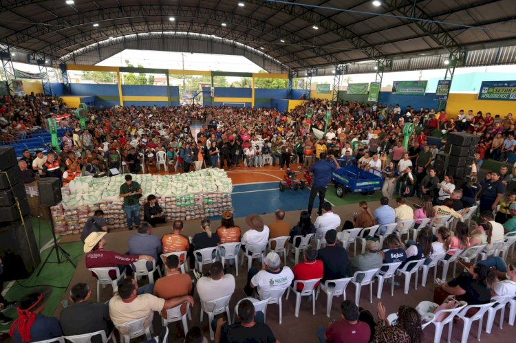 Governador Wilson Lima entrega PAC em Autazes e amplia acesso a serviços de cidadania