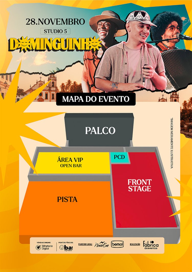 Últimos ingressos para o Dominguinho: João Gomes, Jota Pê e Mestrinho se apresentam nesta sexta (28), no Studio 5