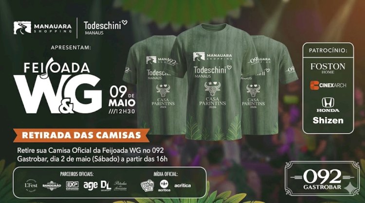 Feijoada W&G tem mesas esgotadas e confirma sucesso absoluto antes do evento em Manaus
