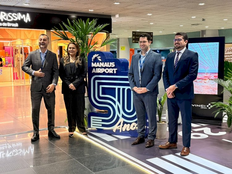Manaus Airport celebra 50 anos com lançamento de exposição histórica