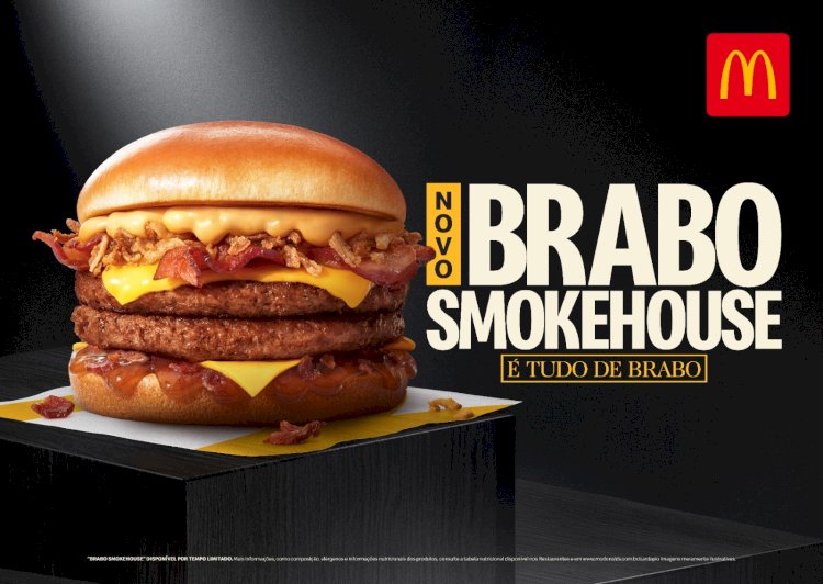 McDonald’s lança Brabo SmokeHouse e amplia linha premium com novo sanduíche de sabor agridoce e defumado