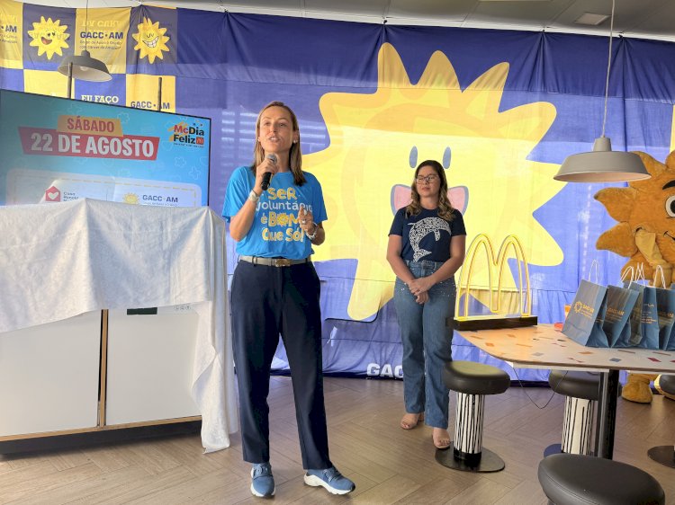 Solidariedade que transforma: McDia Feliz fortalece atuação do GACC-AM e ajuda famílias de crianças com câncer